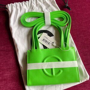 Telfar Small Shopping Bag — Highlighter Green — NWT